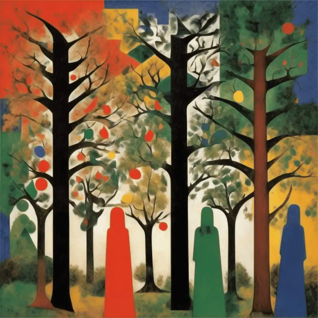 Oak and dryads – Kazimir Malevich